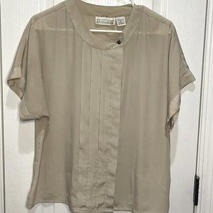 Cream/Tan Blouse